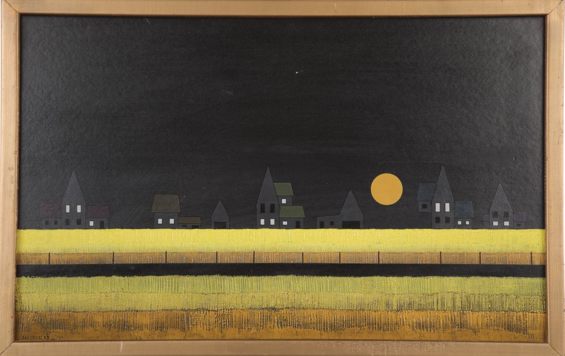 BOB MILDREXLER OIL/ BOARD PAINTING (1 of 9)