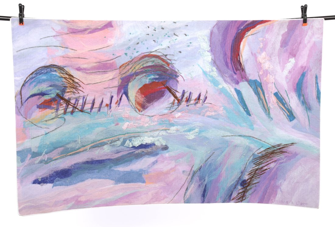 SMADAR LIVNE Contemporary Textile Wall Hanging (1 of 8)