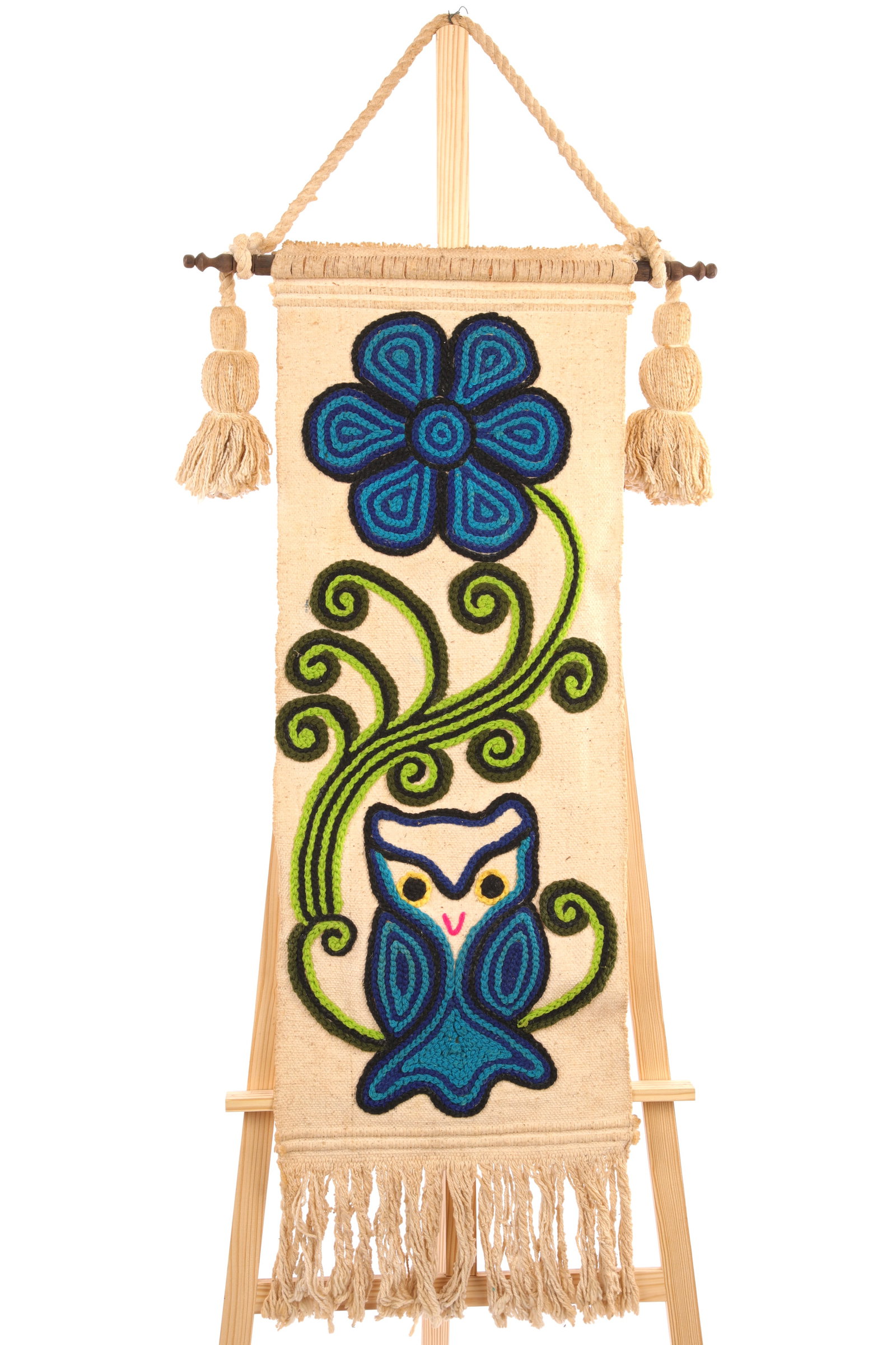 MID-CENTURY MODERN Textile Wall Hanging (1 of 8)