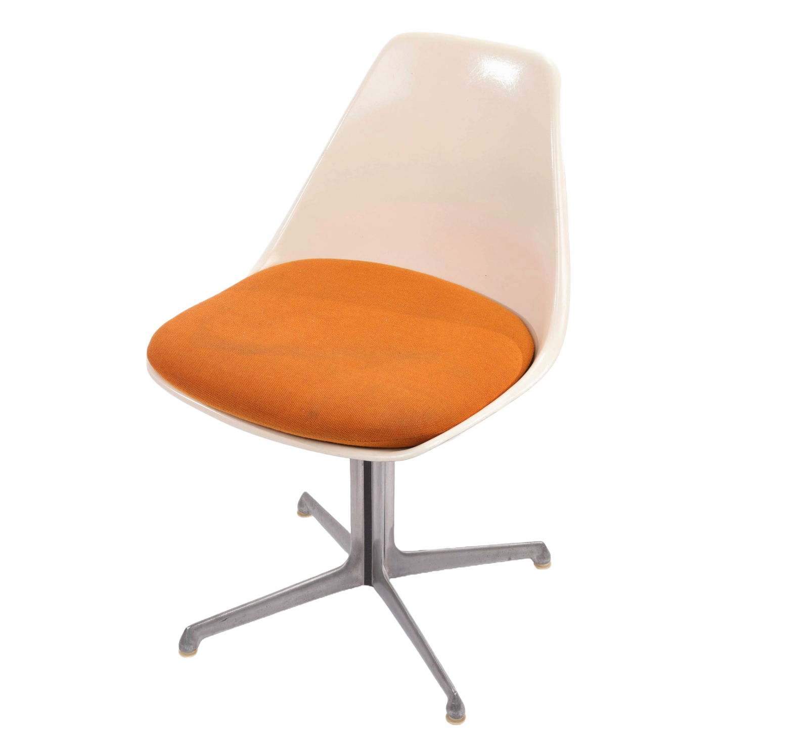 BURKE Fiberglass Shell Chair Mid-Century Modern (1 of 11)