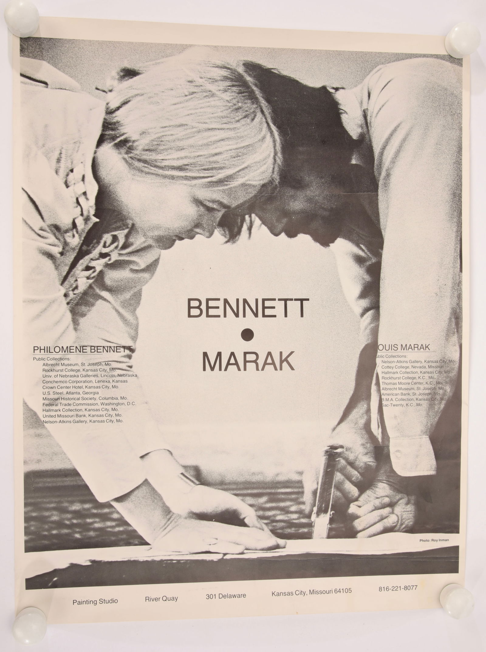 PHILOMENE BENNETT & LOU MARAK Art Exhibition Poster (1 of 6)
