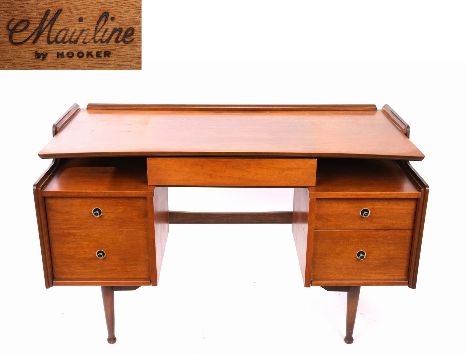 MAINLINE By HOOKER Mid-Century Modern Desk (1 of 10)