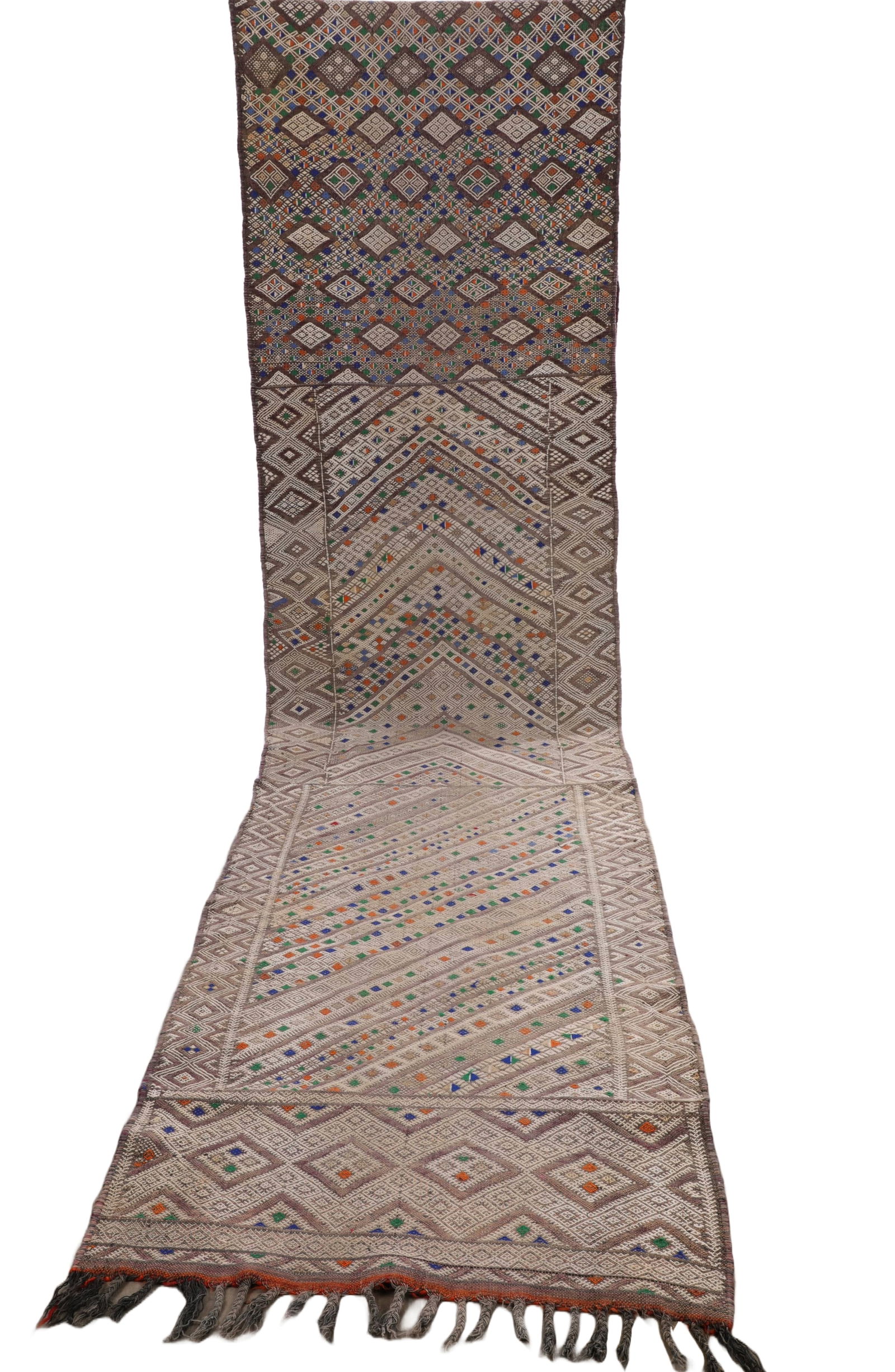 MOROCCAN TAUREG Long Wedding Runner BERBER CARPET (1 of 6)