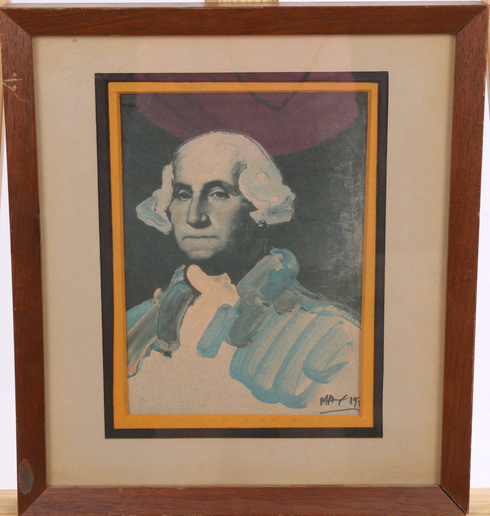 PETER MAX George Washington Framed POP ART PRINT (1 of 5)