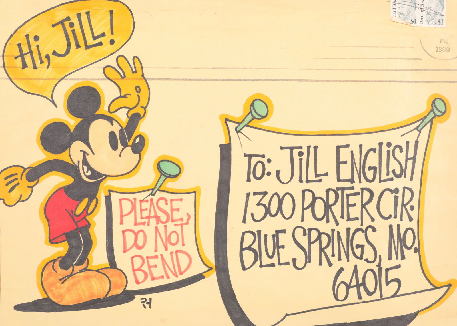 RAY HALLER Original Disney Cartoon Drawing PROVENANCE (1 of 4)