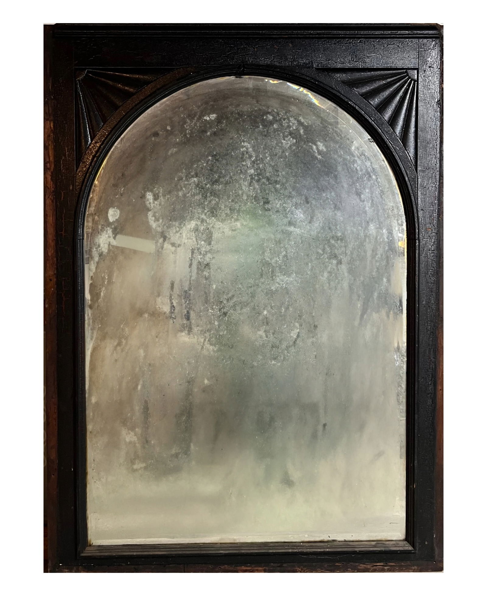 6 ft x 4 ft Victorian BEVELED MIRROR From ENGLISH PUB In Large Wood Frame (1 of 9)