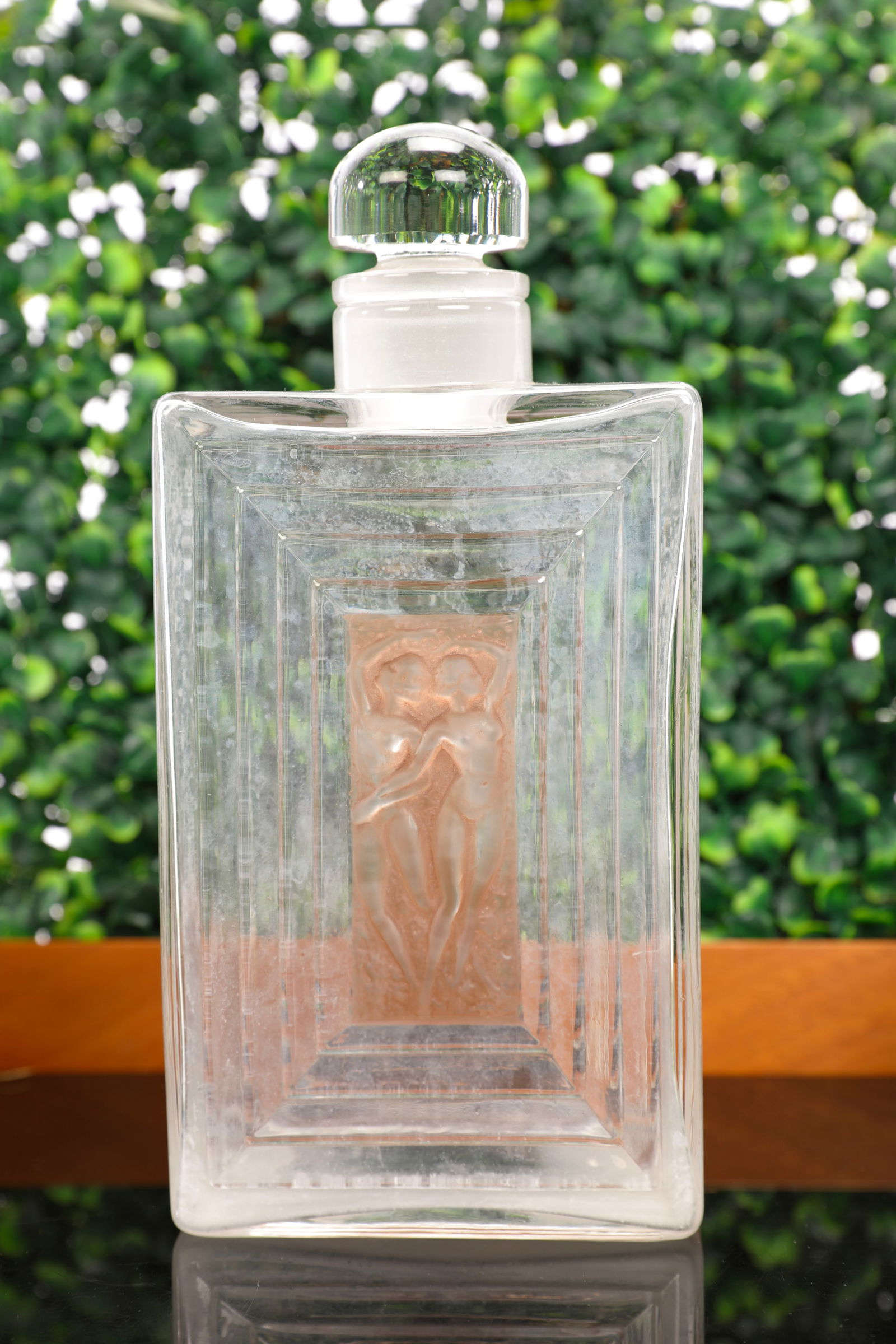 RENÉ LALIQUE DUNCAN 2 FRANCE ANTIQUE CRYSTAL PERFUME BOTTLE (1 of 11)