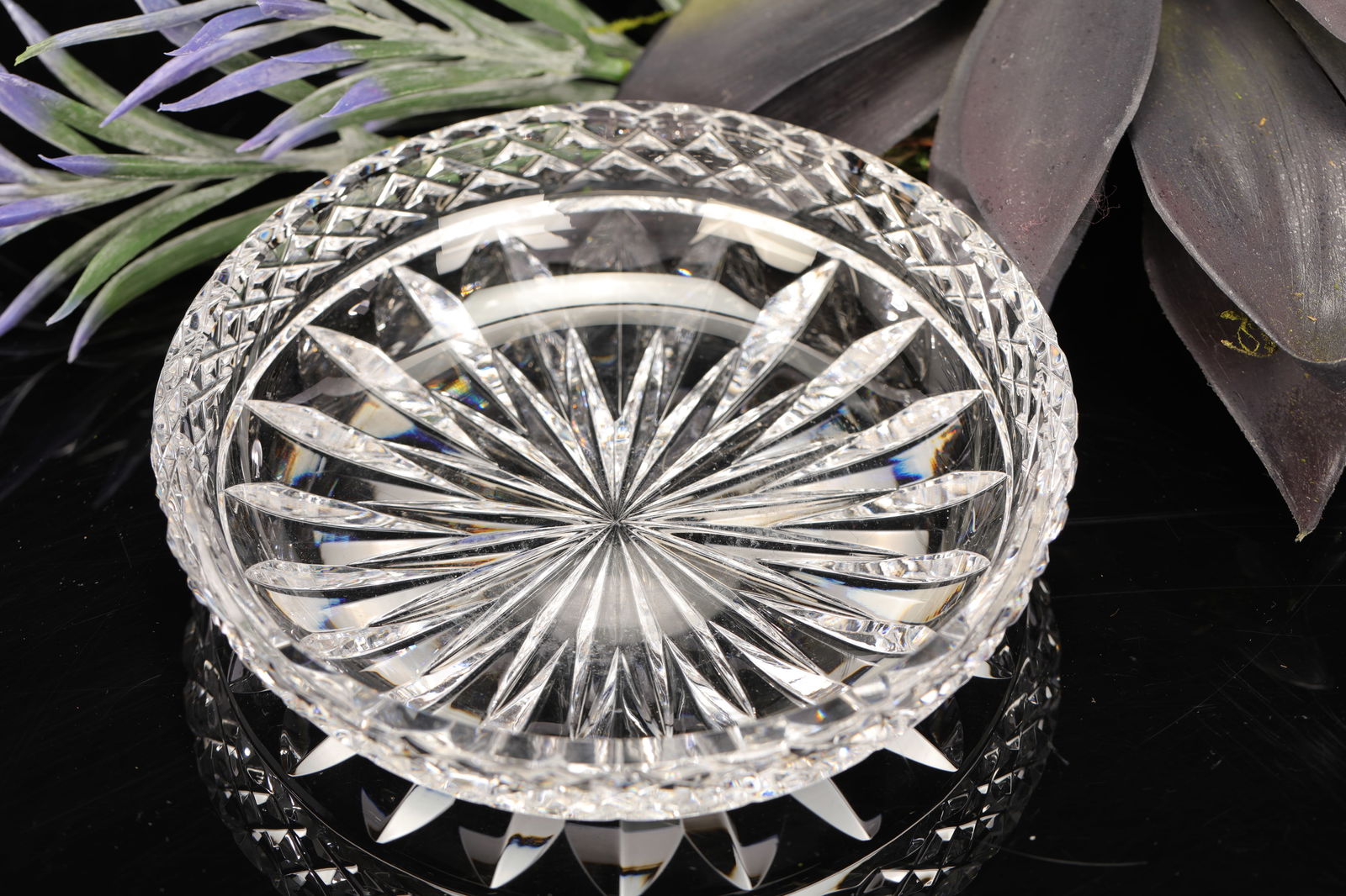 19th c AMERICAN BRILLIANT CUT CRYSTAL BOWL (1 of 8)
