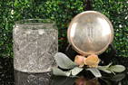 VICTORIAN DOMINICK & HAFF CUT CRYSTAL BISCUIT JAR W/ STERLING SILVER LID