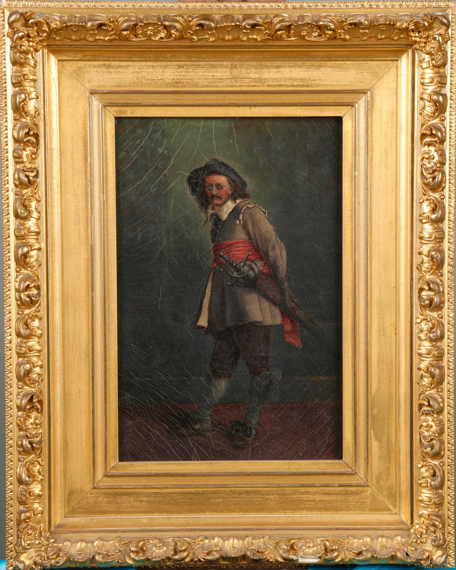 ALFRED DUFF 1904 OIL PAINTING MUSKETEER AFTER MEISSONIER (1 of 8)