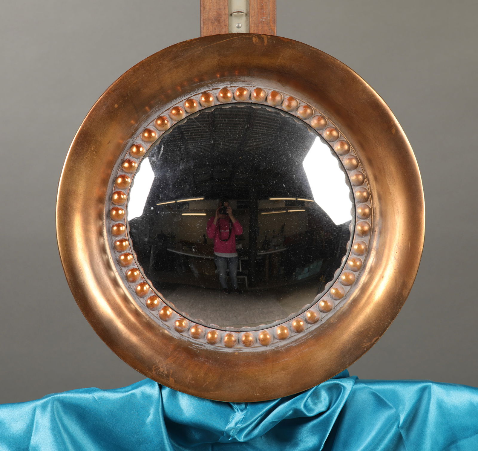 GILTWOOD PORTHOLE CONVEX WALL MIRROR #1 (1 of 6)