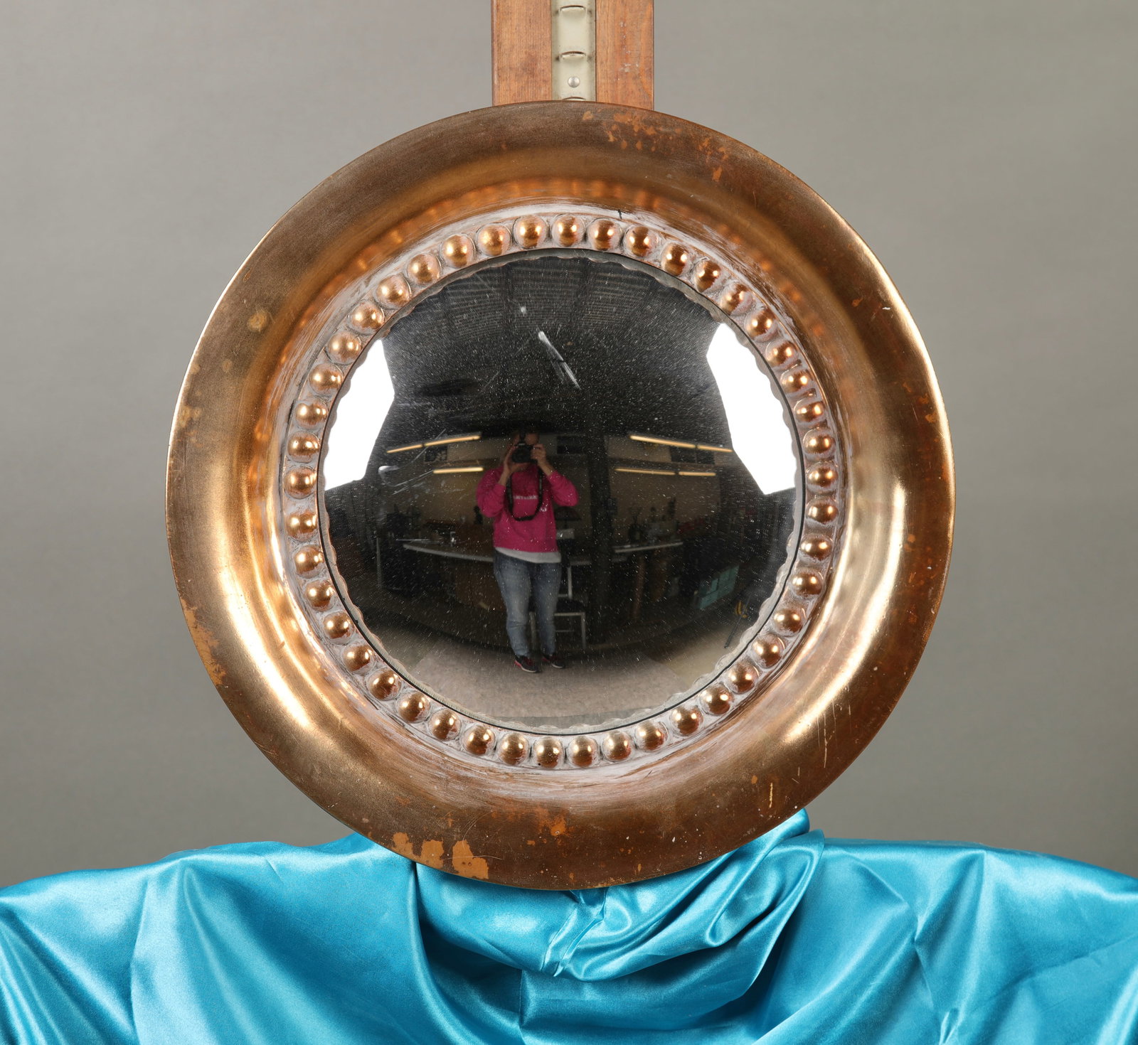 GILTWOOD PORTHOLE CONVEX WALL MIRROR #2 (1 of 6)