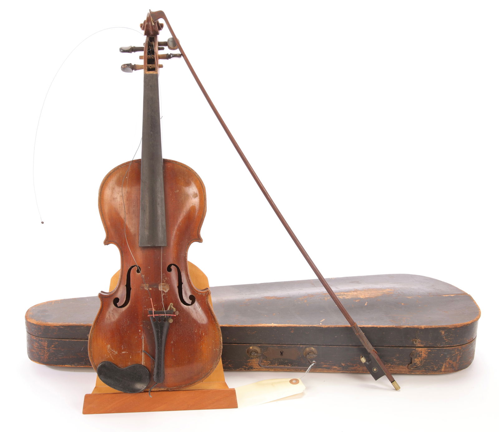 JACOBUS STAINER 1674* 4/4 VIOLIN, BOW & COFFIN CASE (1 of 17)