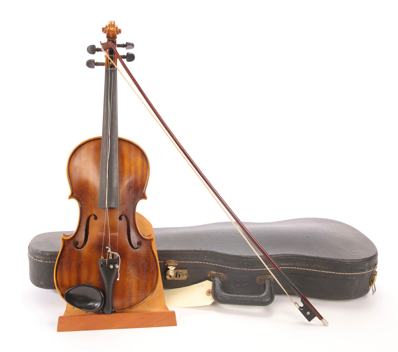 ANTON SCHUSTER 4/4 VIOLIN BOW & CASE GERMANY HAND MADE (1 of 15)