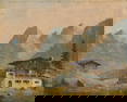 A. DIHLMAN ANTIQUE OIL / CANVAS PAINTING MUNICH, GERMANY
