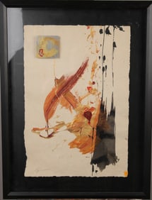 HAI "PATIENCE" ABSTRACT EXPRESSIONISM PAINTING