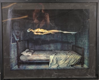 CAM DE LEON "DREAMING" SIGNED GRAPHIC NOVEL LITHOGRAPH FANTASY ART