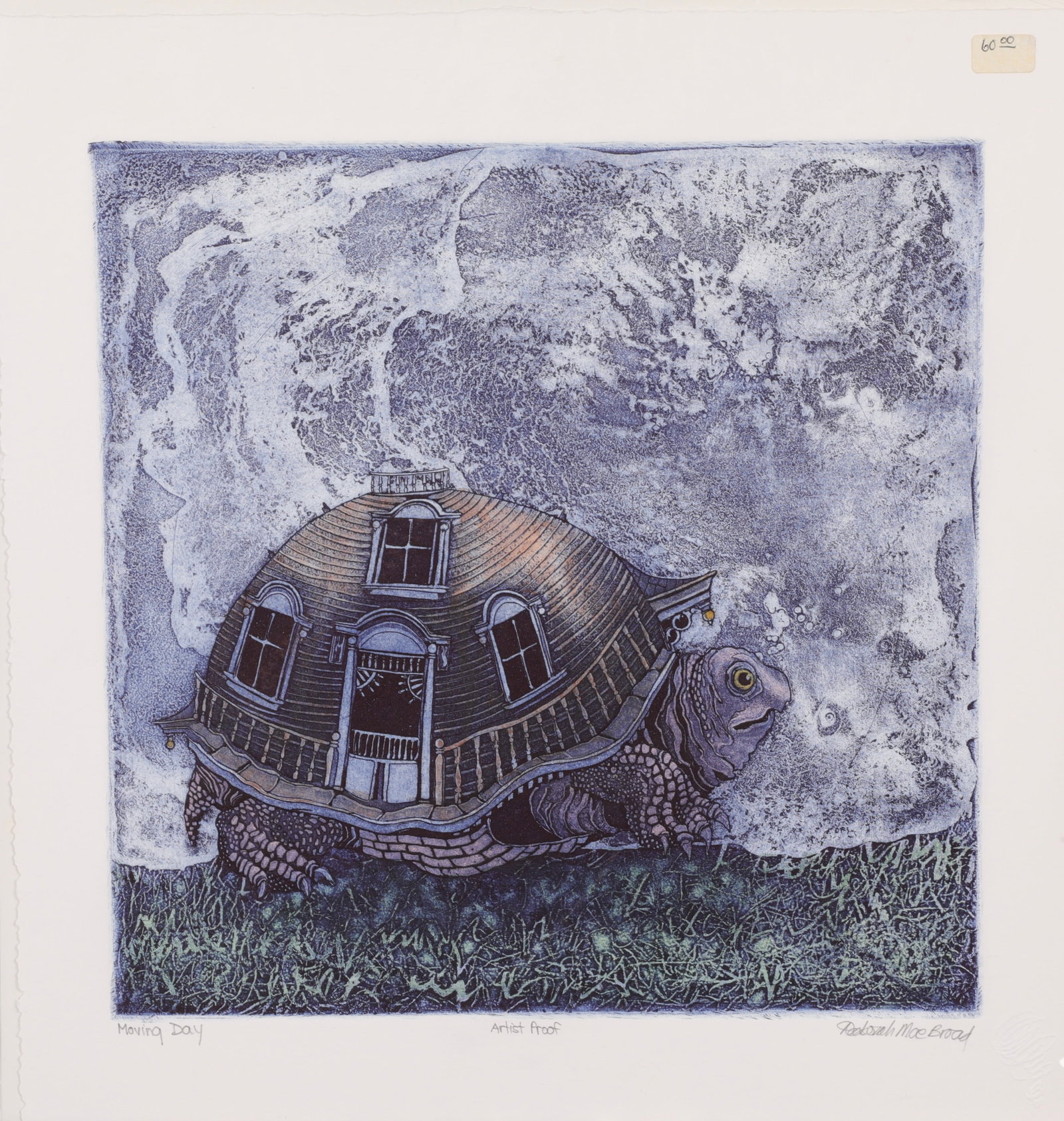 DEBORAH MAE BROAD COLOR ETCHING "MOVING DAY" SIGNED / AP (1 of 5)