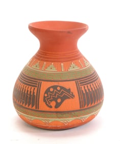 GARY & ARDELLIA BENNETT NATIVE AMERICAN INDIAN NAVAJO POTTERY POT