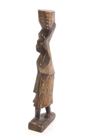 AFRICAN FOLK ART WOODEN SCULPTURE
