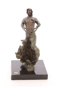 JORGE COSTE (1959-) BRUTALIST BRONZE SCULPTURE