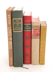 5 CLASSIC LITERATURE BOOKS: Plato, Milton, Guy de Maupassant, Lampedusa
