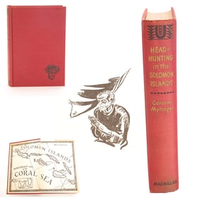 HEAD HUNTING IN THE SOLOMAN ISLANDS BOOK 1942 CAROLYN MYTINGER