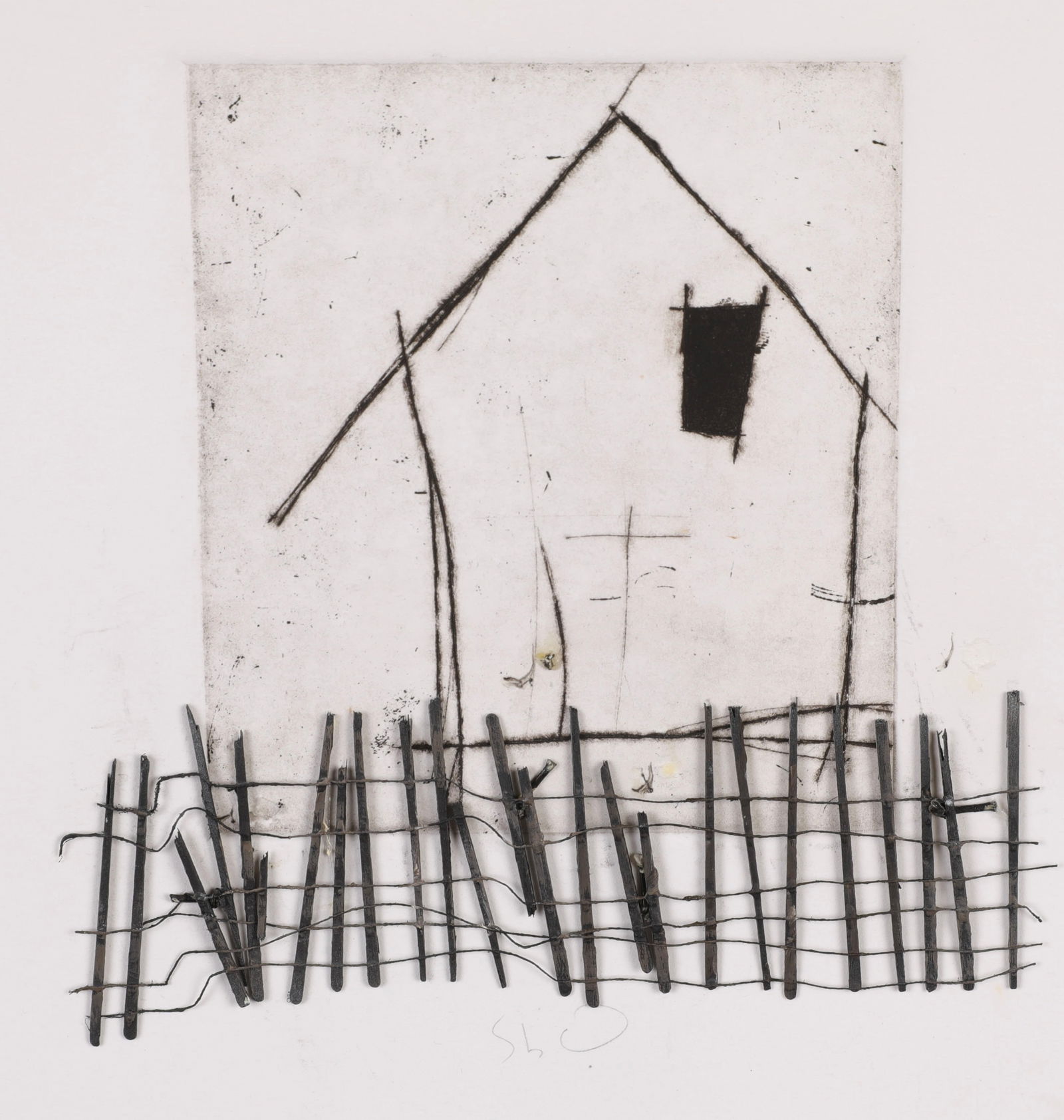 SCOTT B. OLSON (b. 1976) "HEAVEN" PENCIL SIGNED ENGRAVING (1 of 9)