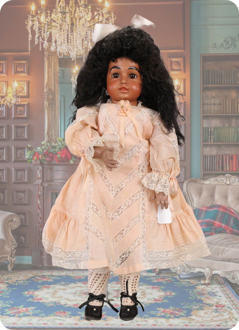 BRU JUMEAU 20" COLUMBINE ETHNIC BISQUE DOLL THU TAM FREEMAN REPRO (1 of 17)