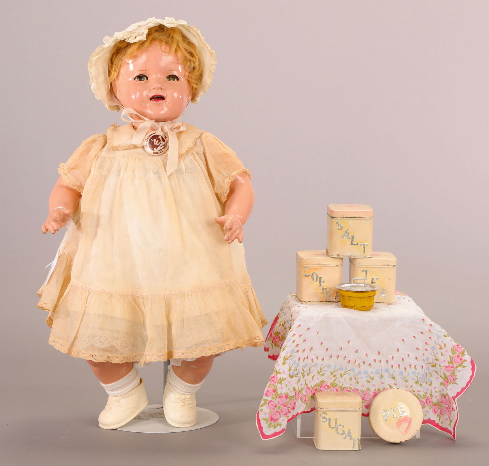 1930s COMPOSITION 20" SHIRLEY TEMPLE BABY DOLL (1 of 12)
