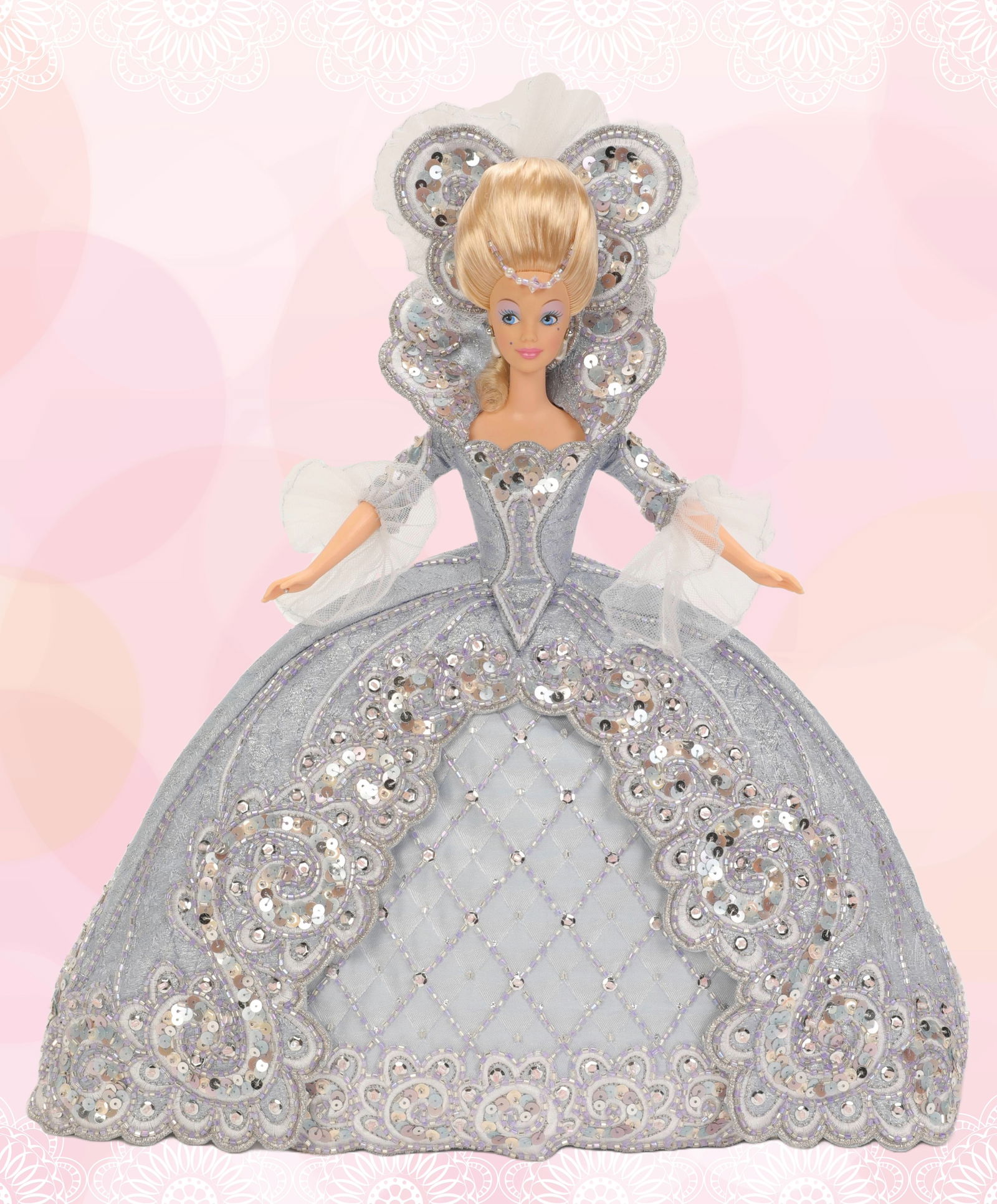 MADAME DU BARBIE 1997 BOB MACKIE LIMITED EDITION DOLL: A Madame du Barbie 1997 fancy limited edition doll designed by Bob Mackie. No box. As pictured.