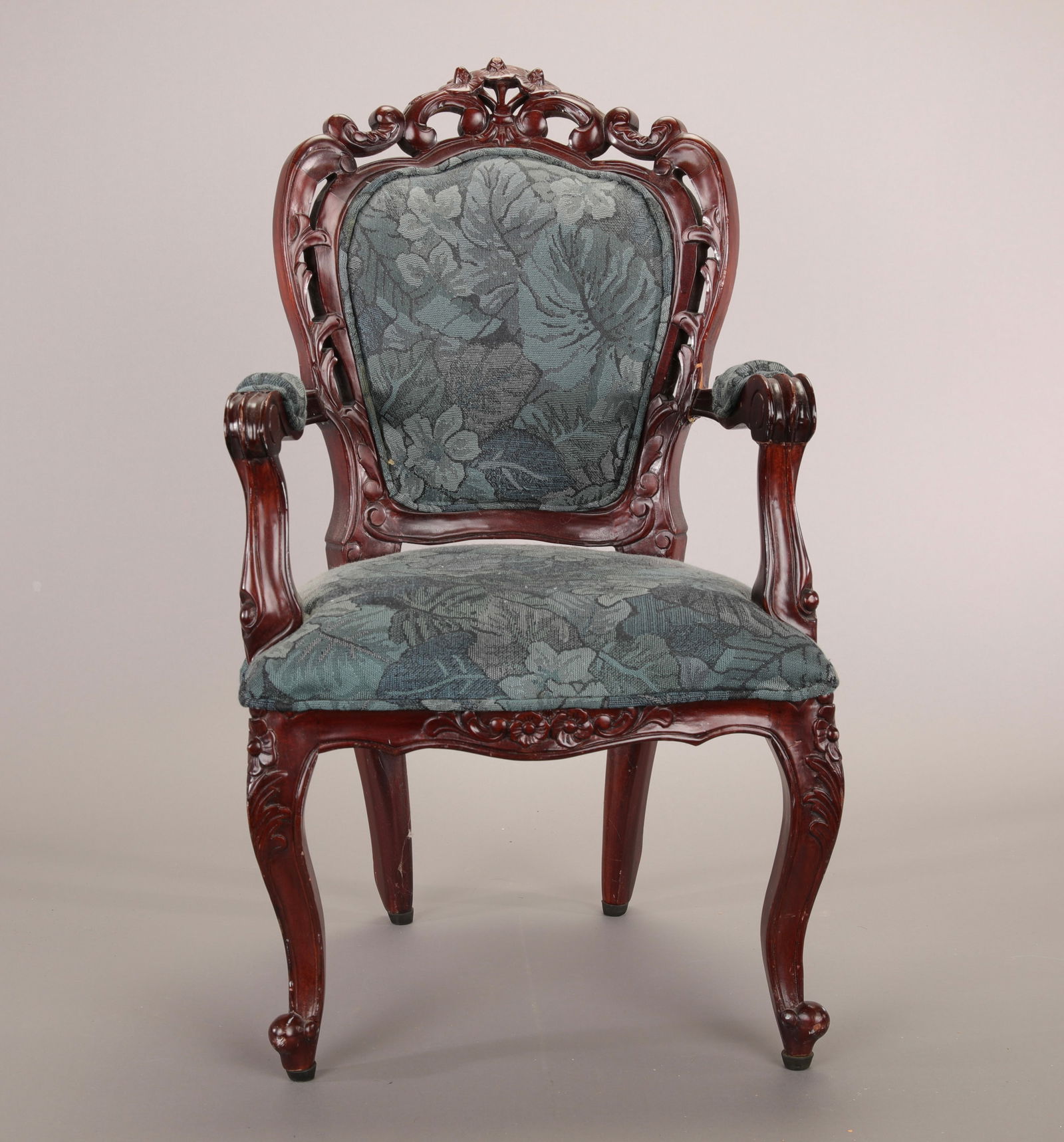 VICTORIAN STYLE CHILD'S / LARGE DOLL'S CHAIR (1 of 6)