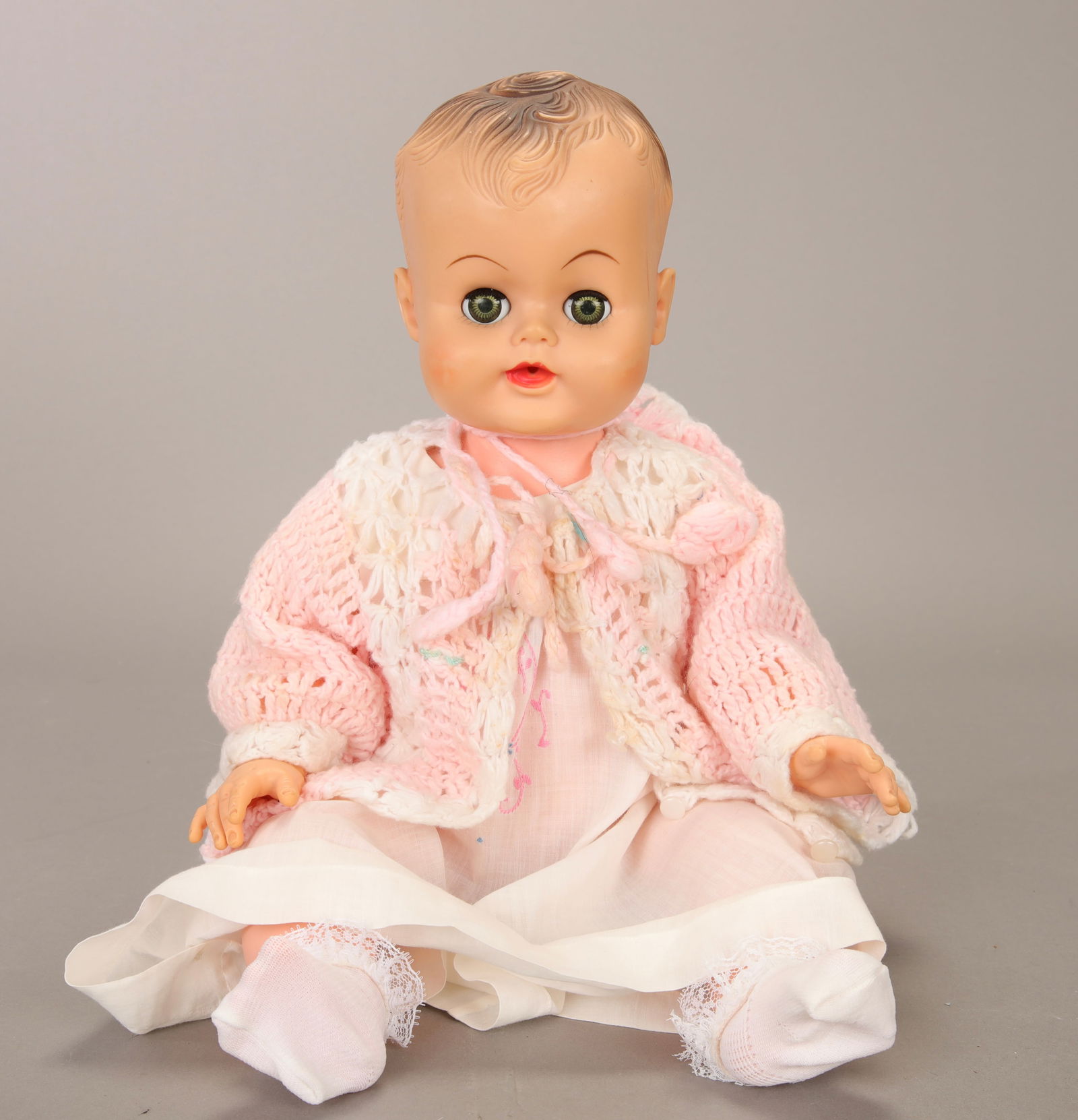 21" VTG 50s-60s DRINK/ WET BABY DOLL (1 of 4)