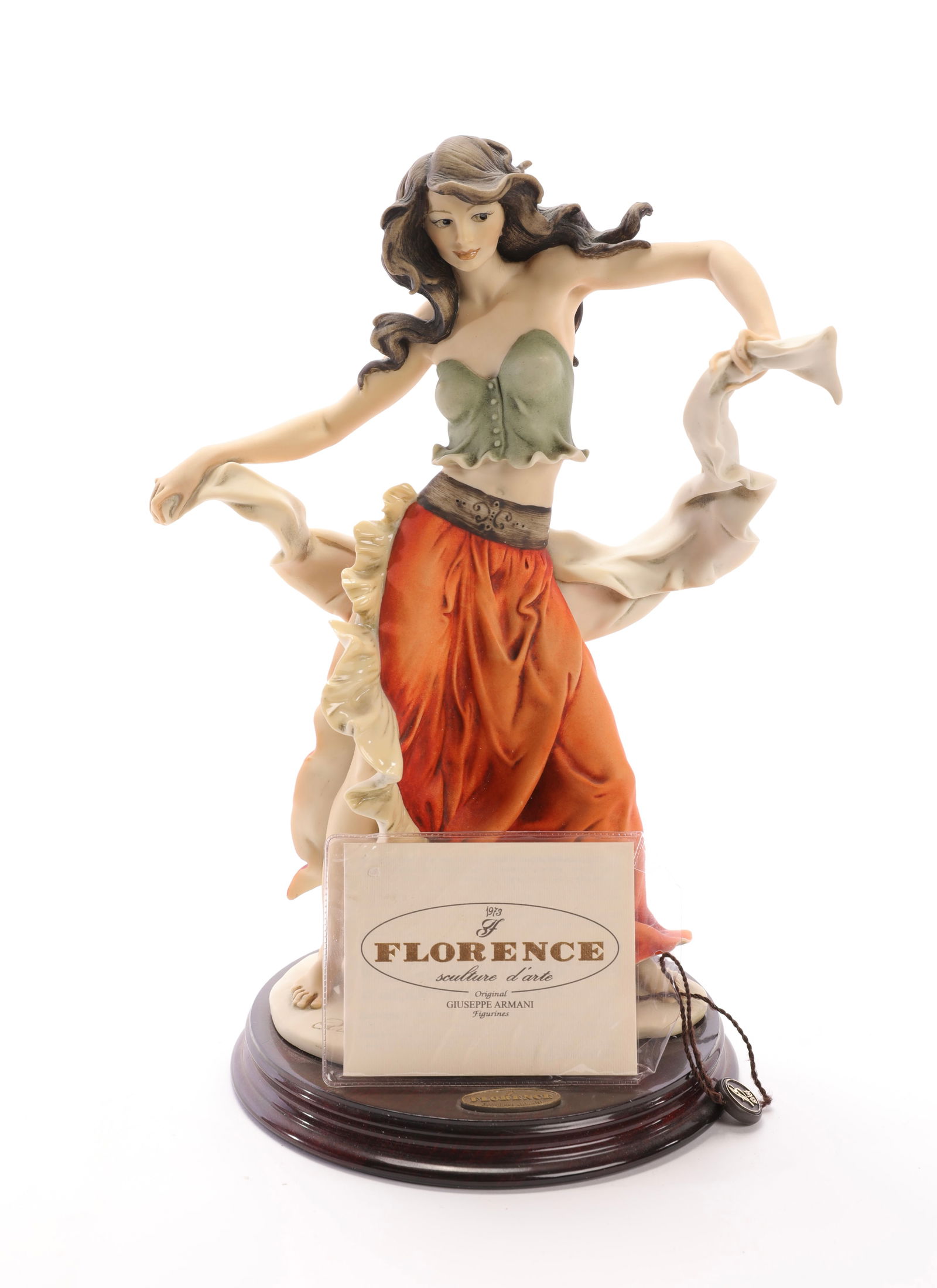 GIUSEPPE ARMANI "ESMERALDA" PORCELAIN FIGURINE W/ BOZ ITALIAN SCULPTURE (1 of 12)