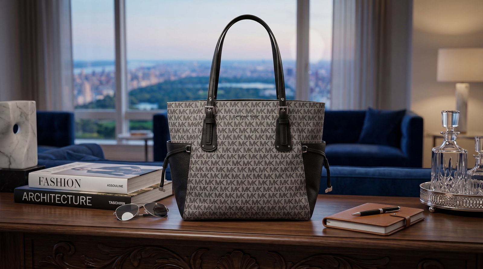 MICHAEL KORS VOYAGER EAST WEST TOTE HANDBAG NEW W/ TAGS! (1 of 10)