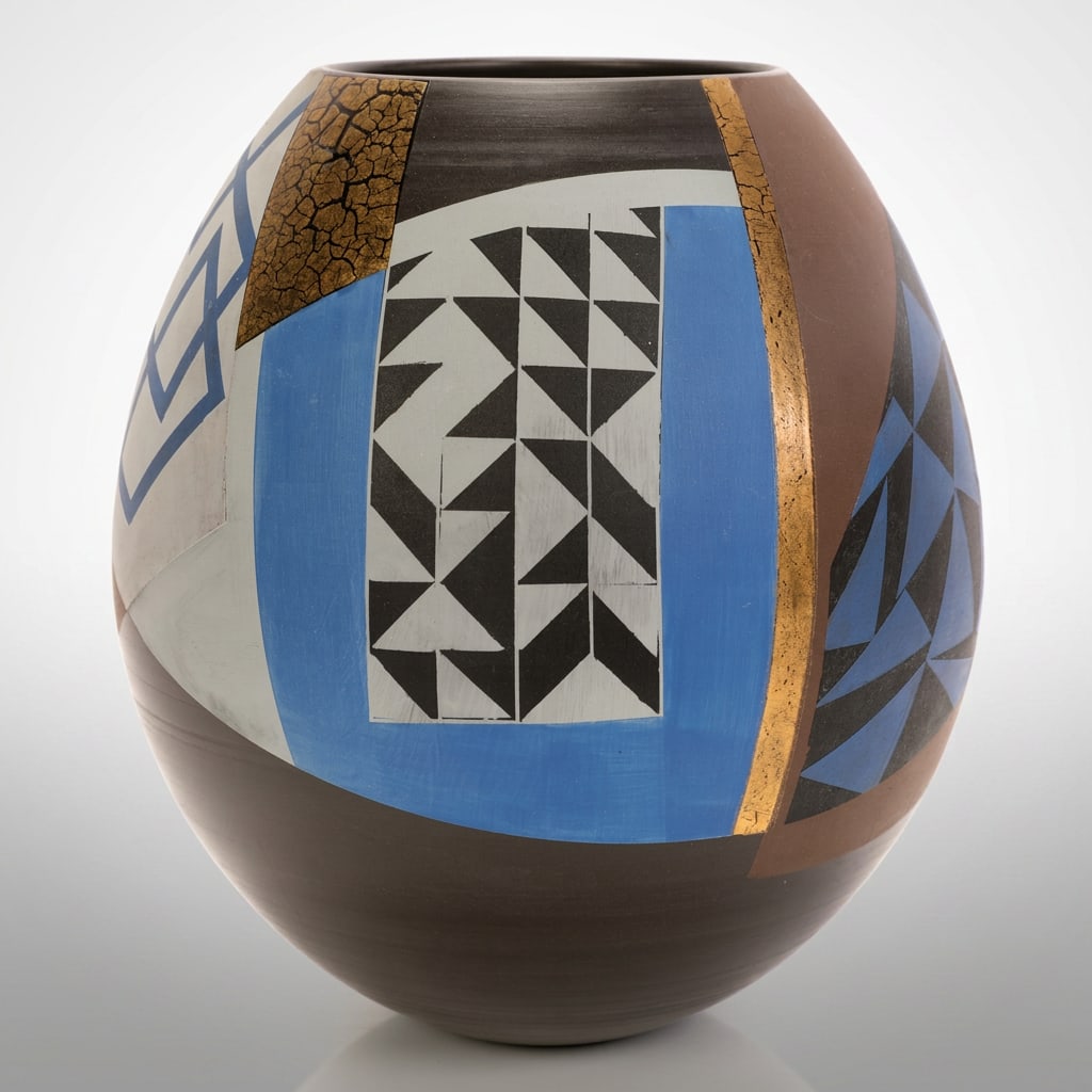 TONY LAVERICK CONTEMPORARY POTTERY STUDIO ART VASE (1 of 8)