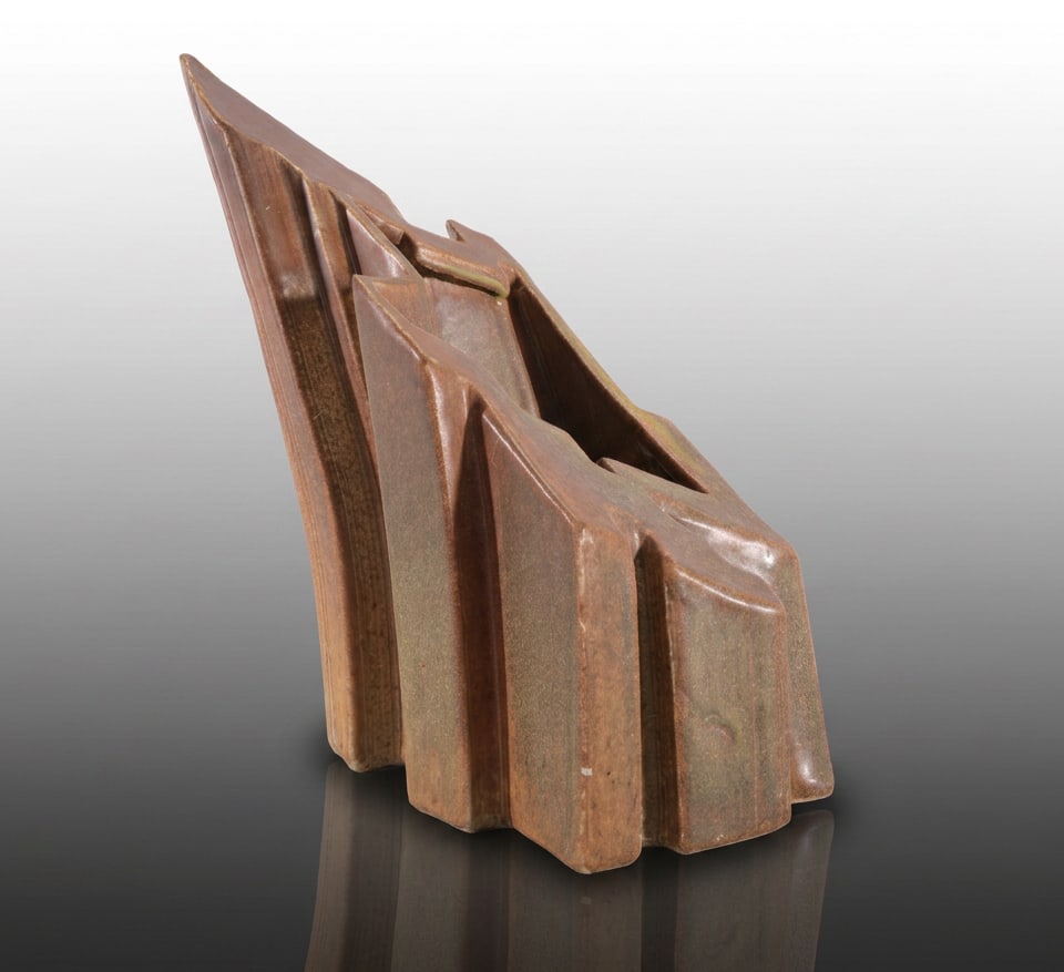 WILLIAM SHINN ARCHITECTURAL SKYSCRAPER STUDIO ART POTTERY SCULPTURE (1 of 8)