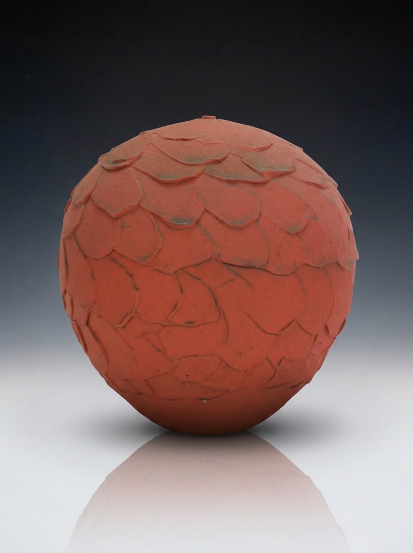 NICHOLAS BERNARD COINED EARTHENWARE ART POTTERY VESSEL (1 of 5)