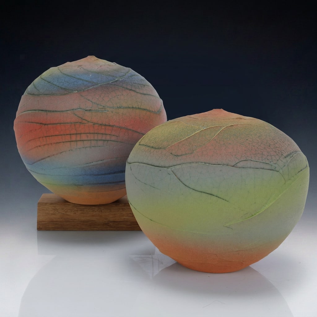 NICHOLAS BERNARD PAIR CONTEMPORARY STUDIO ART POTTERY VESSELS (1 of 9)