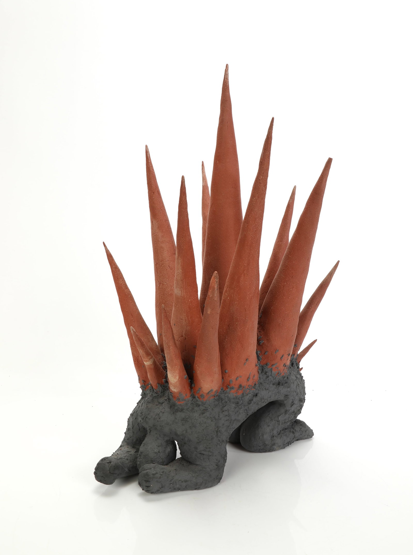 CONTEMPORARY EXPRESSIONIST STUDIO CERAMIC FIGURATIVE SCULPTURE - 5