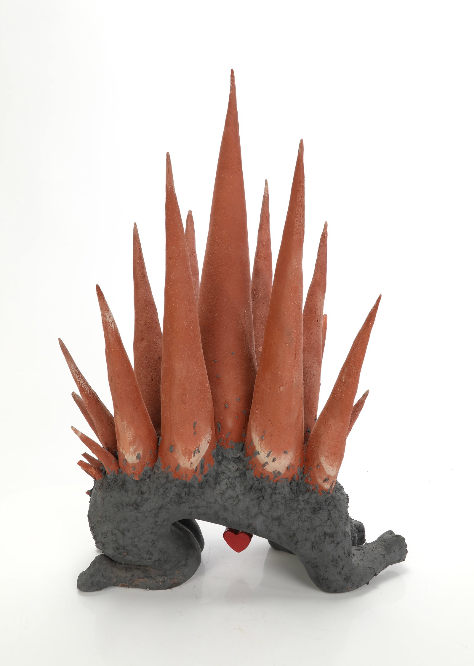 CONTEMPORARY EXPRESSIONIST STUDIO CERAMIC FIGURATIVE SCULPTURE - 7