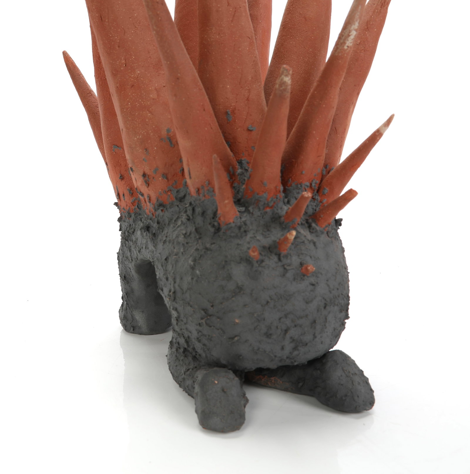 CONTEMPORARY EXPRESSIONIST STUDIO CERAMIC FIGURATIVE SCULPTURE - 8
