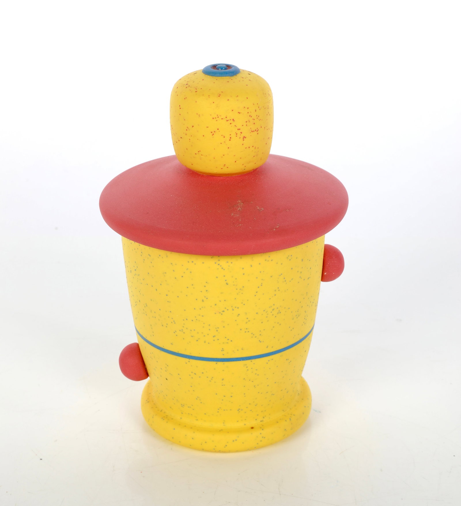 CHRIS MEMPHIS MILANO STYLE STUDIO ART POTTERY LIDDED VESSEL (1 of 12)