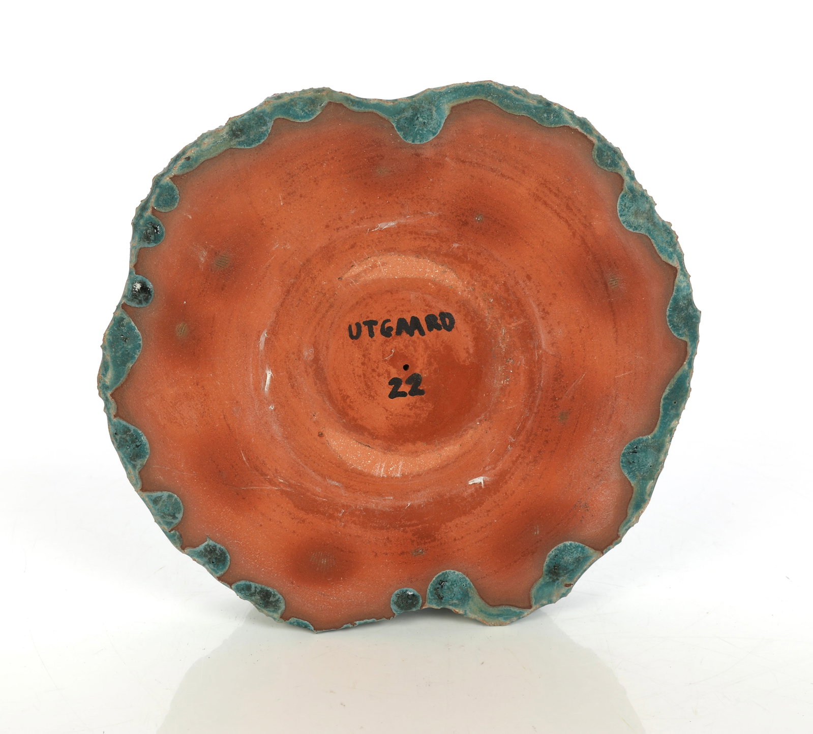 JOHN UTGAARD STUDIO ART POTTERY CANDLESTICK SCULPTURE - 2