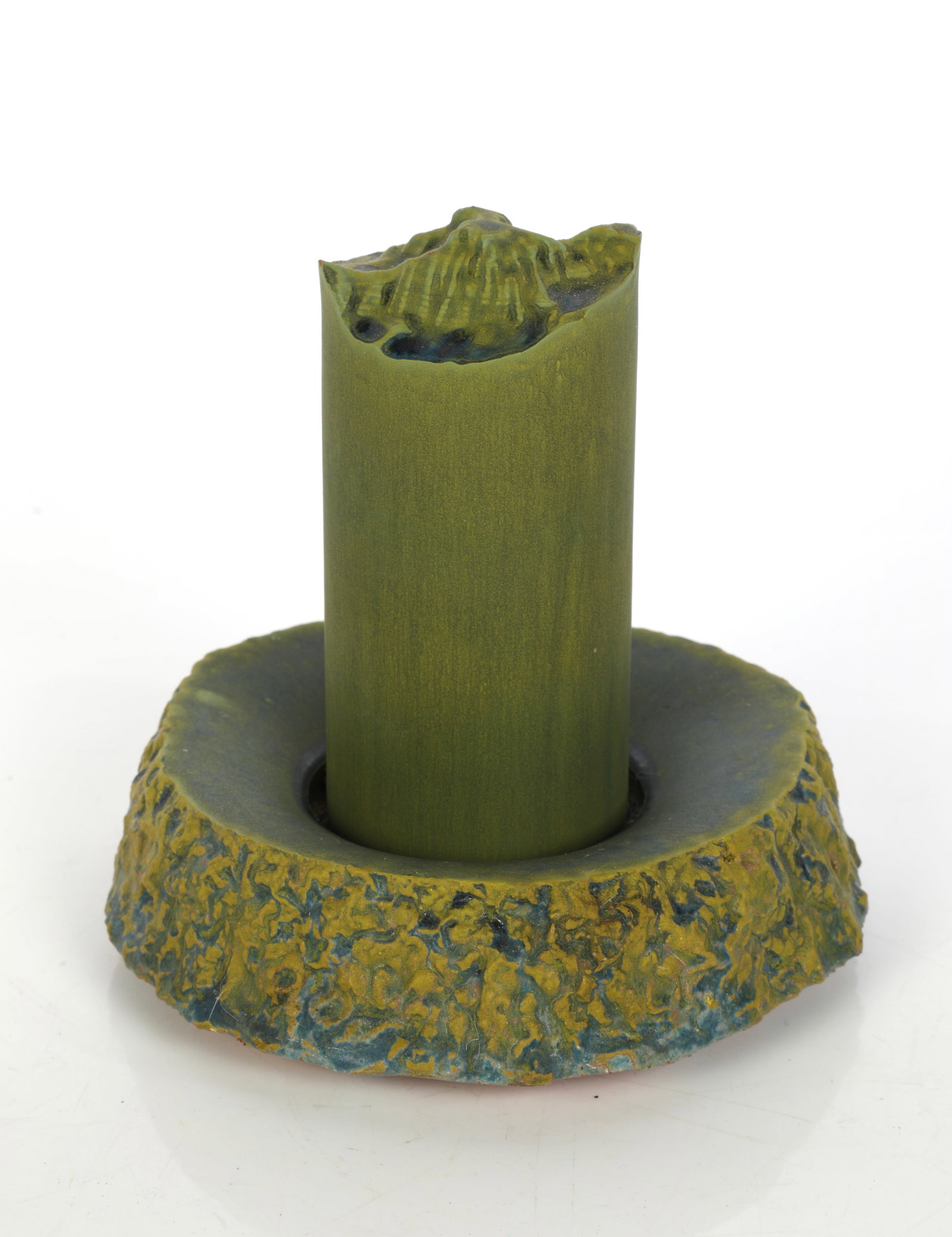 JOHN UTGAARD STUDIO ART POTTERY CANDLESTICK SCULPTURE - 6