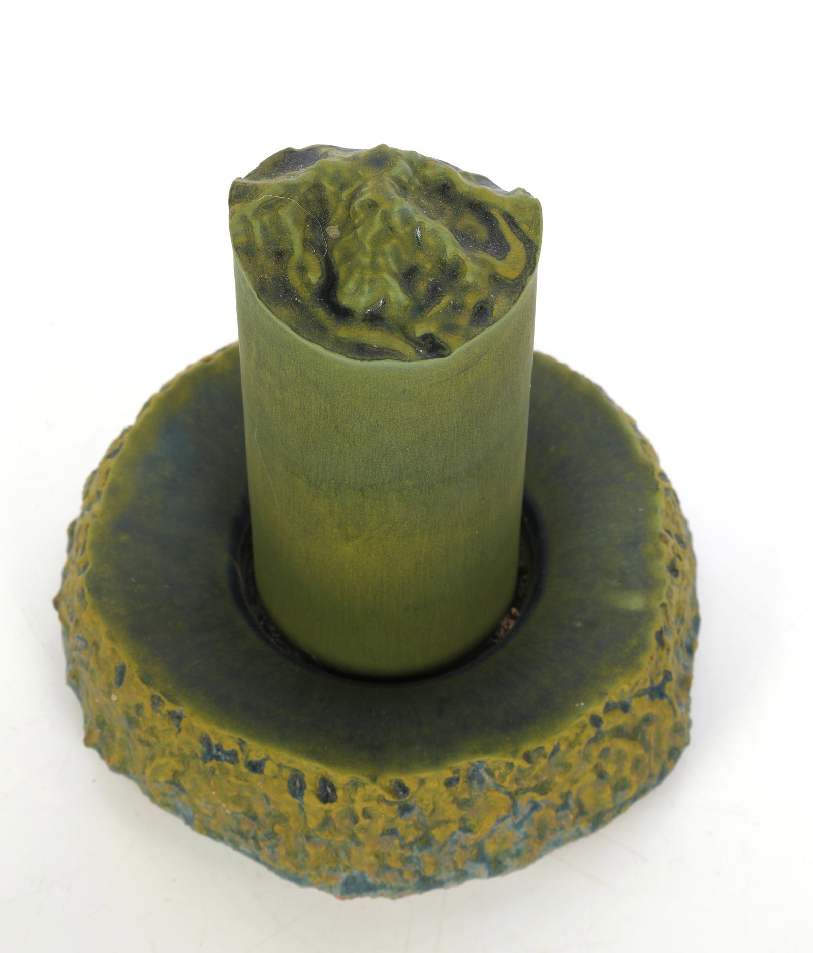 JOHN UTGAARD STUDIO ART POTTERY CANDLESTICK SCULPTURE - 7