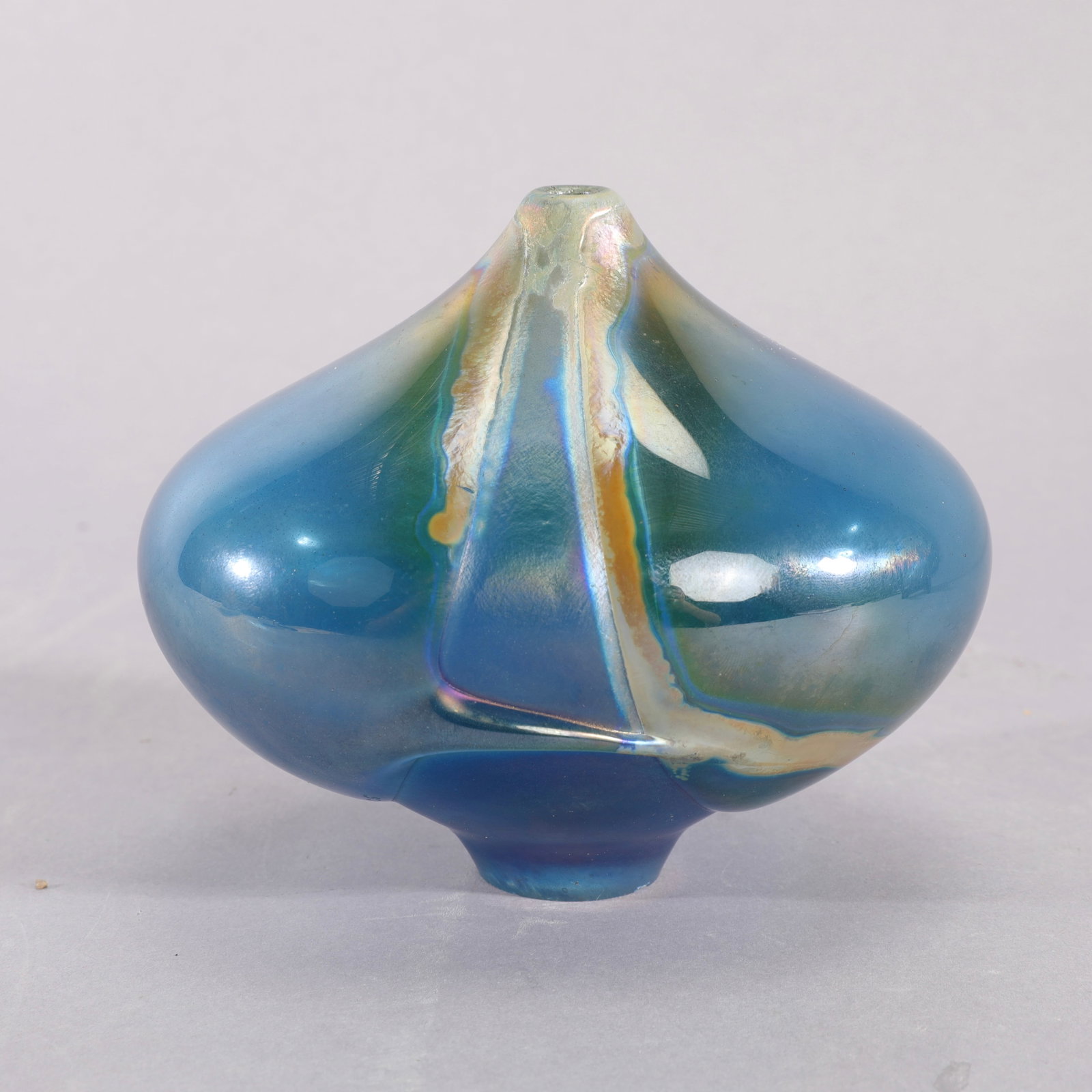 ROBERT COLEMAN FAVRILE STYLE STUDIO ART GLASS VASE (1 of 7)