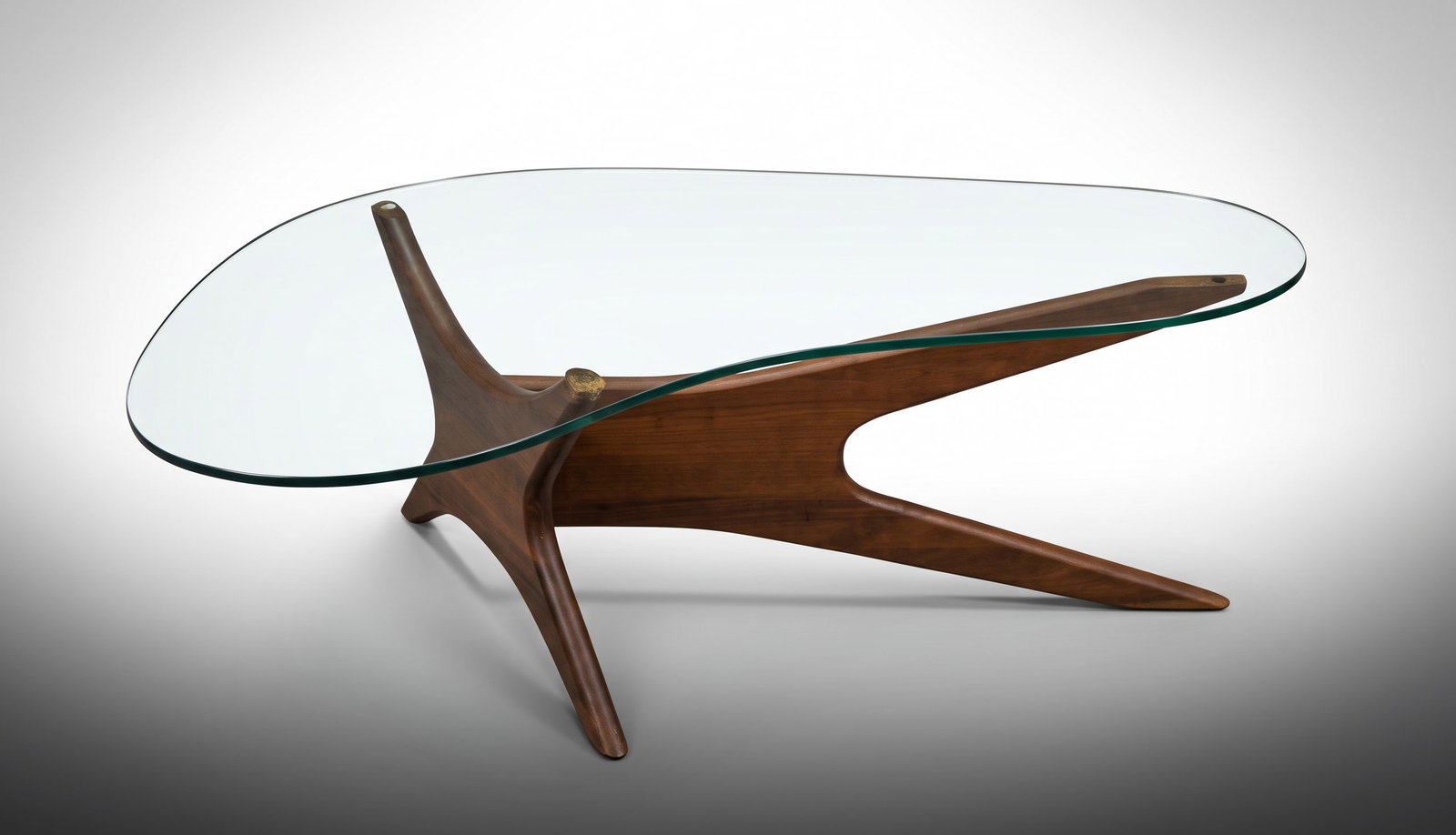 ADRIAN PEARSALL CRAFT ASSOC. MID-CENTURY MODERN "BOOMERANG" TABLE (1 of 7)