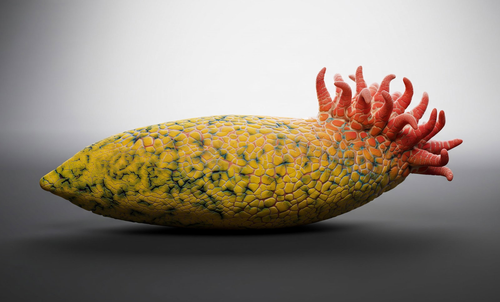 WILLIAM KIDD "NUDIBRANCH" BIOMORPHIC POP ART STUDIO ART POTTERY SCULPTURE