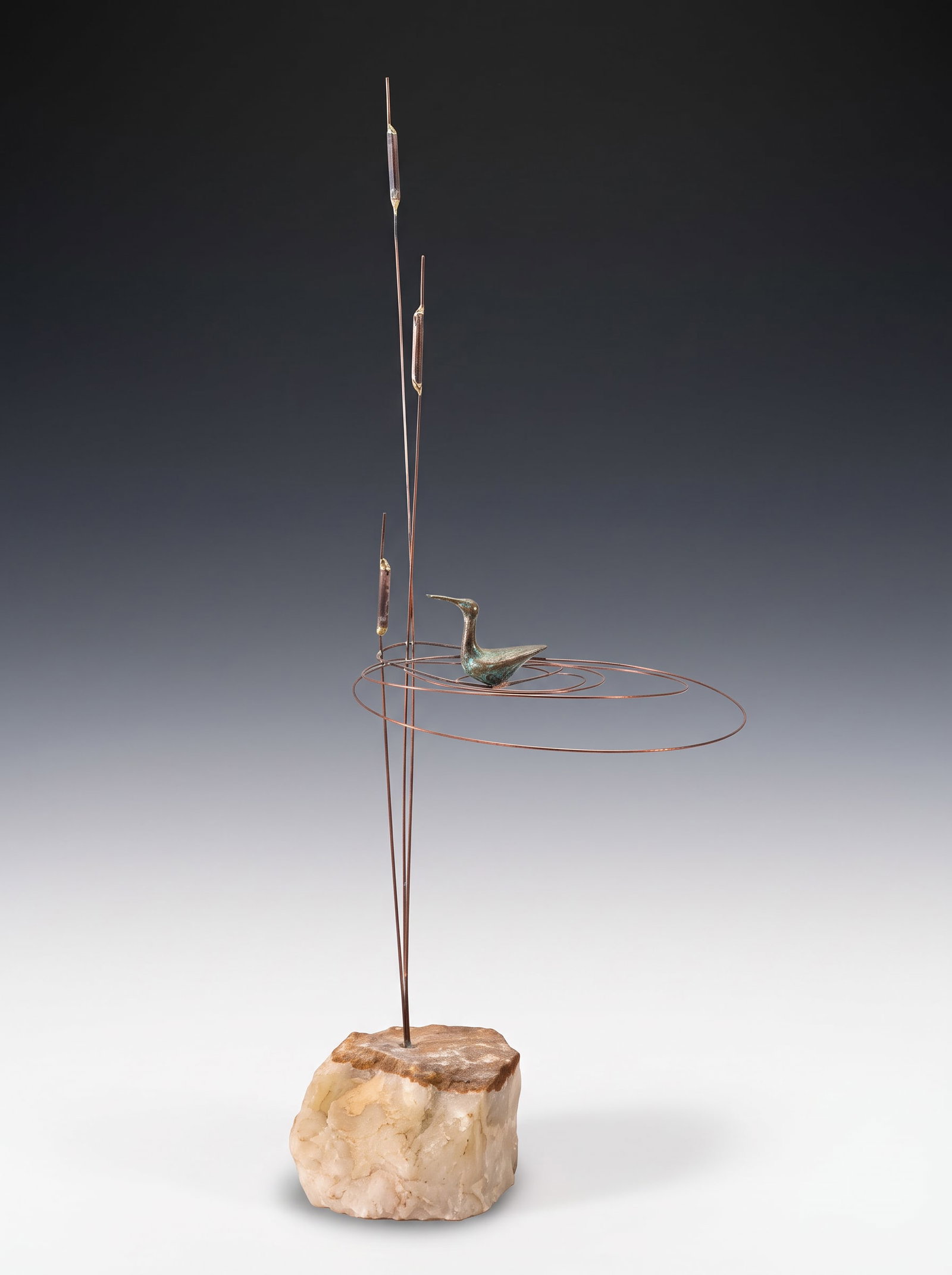 CURTIS JERÉ BURTALIST MIXED-MEDIA MID-CENTURY SCULPTURE (1 of 7)